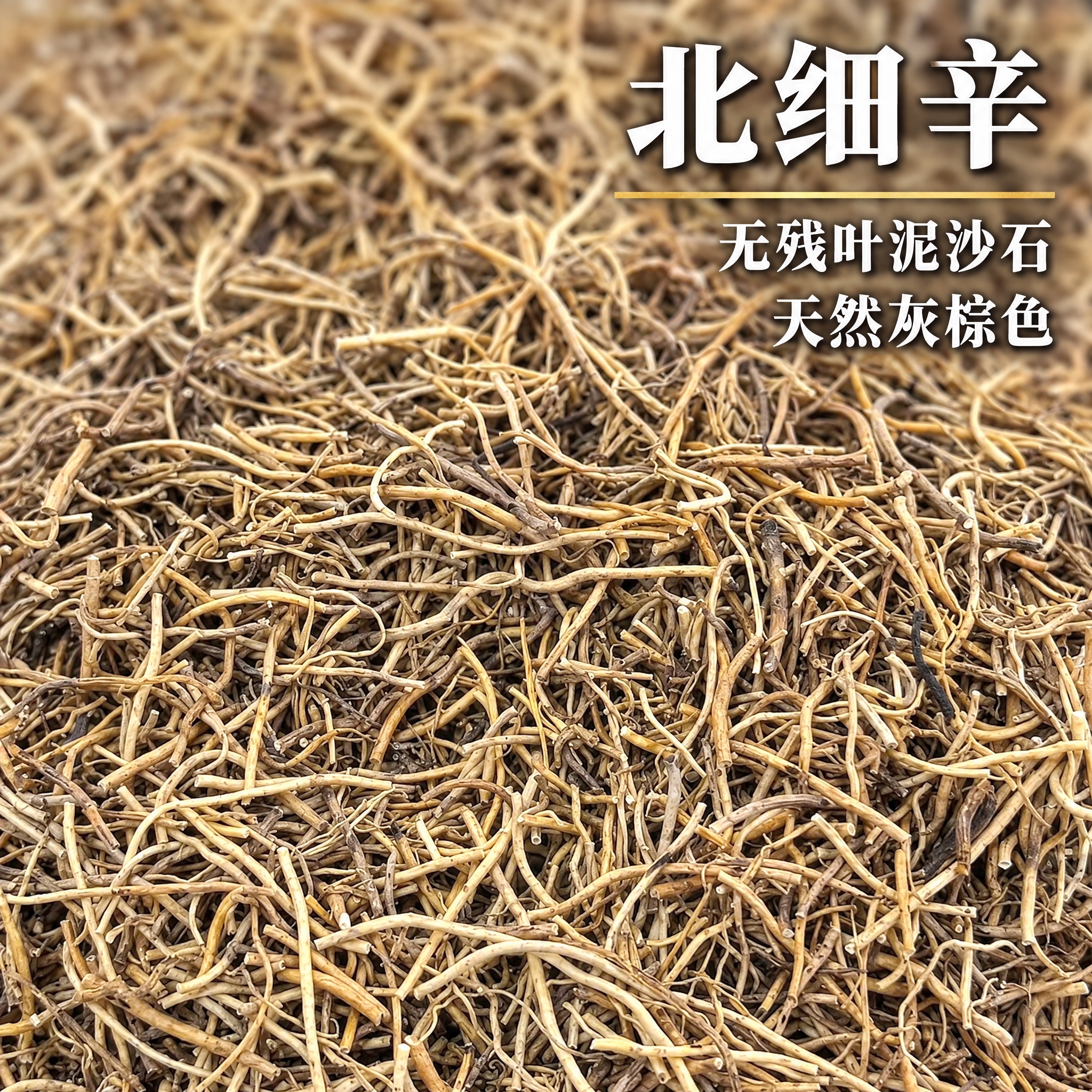 基于上传的北细辛素材进行主图创作，严格使用上传素材，完整保留原… - 图片创意预览