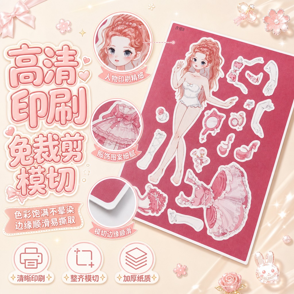 第3屏：1:1竖版电商主图，甜美可爱奶油治愈风，浅米色哑光明亮… - 图片创意预览