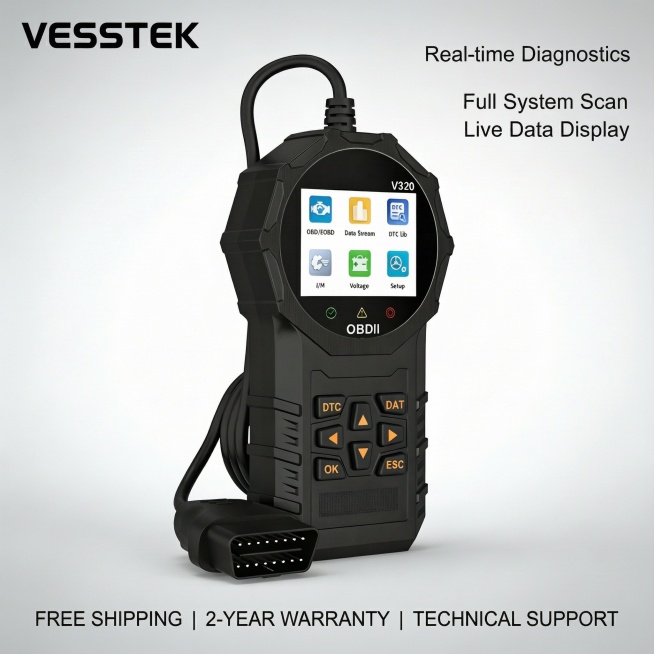 下方文字：排列英文卖点，字体简洁清晰
FREE SHIPPING | 2-YEAR WARRANTY | TECHNICAL SUPPORT预览效果