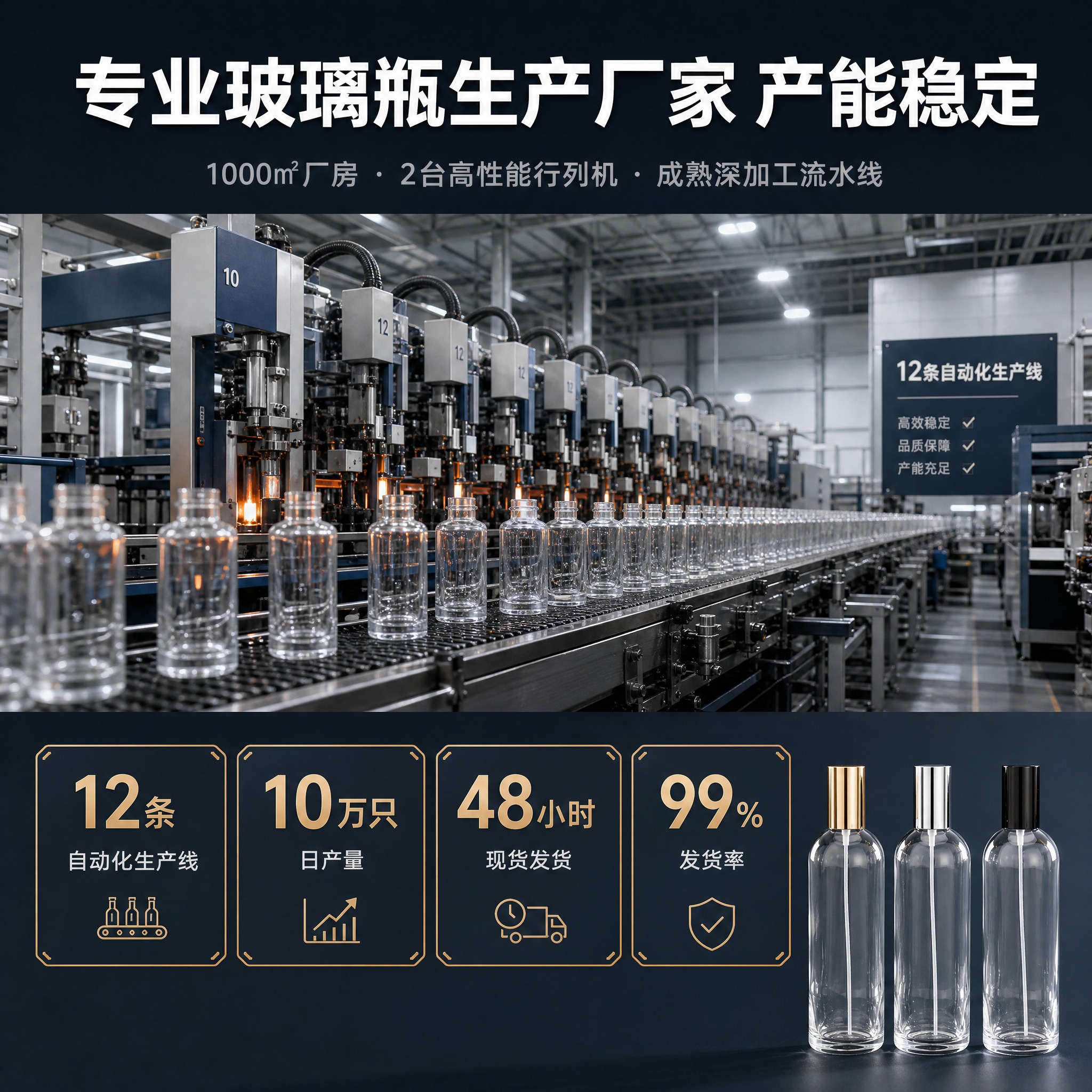 [主图-2] XB224 100ml卡口透明玻璃香水瓶 工厂产… - 图片创意预览