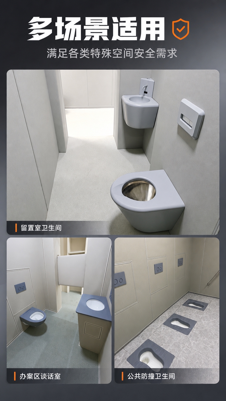 [商品] 使用【图5】壁挂式硅胶马桶+洗手台场景图，【图6】卫… - 图片创意预览
