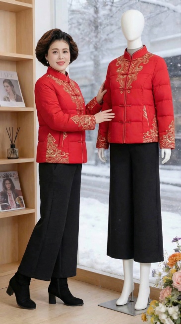 图二的衣服原封不动复制到图一的人物和模特身上，大小与身形匹配，图一的主体不变预览效果
