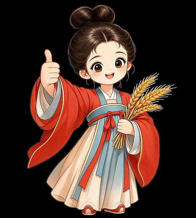 移除这件汉服上的所有金色花纹图案，移除头发上的全部发饰饰品，保留原有的服装配色和人物整体造型，保持画面协调自然