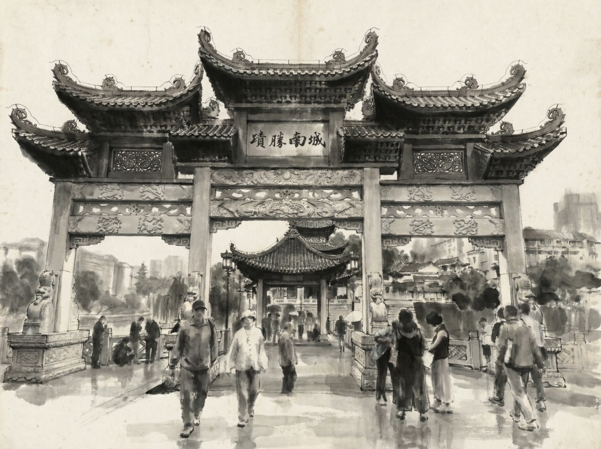 改水墨效果预览效果