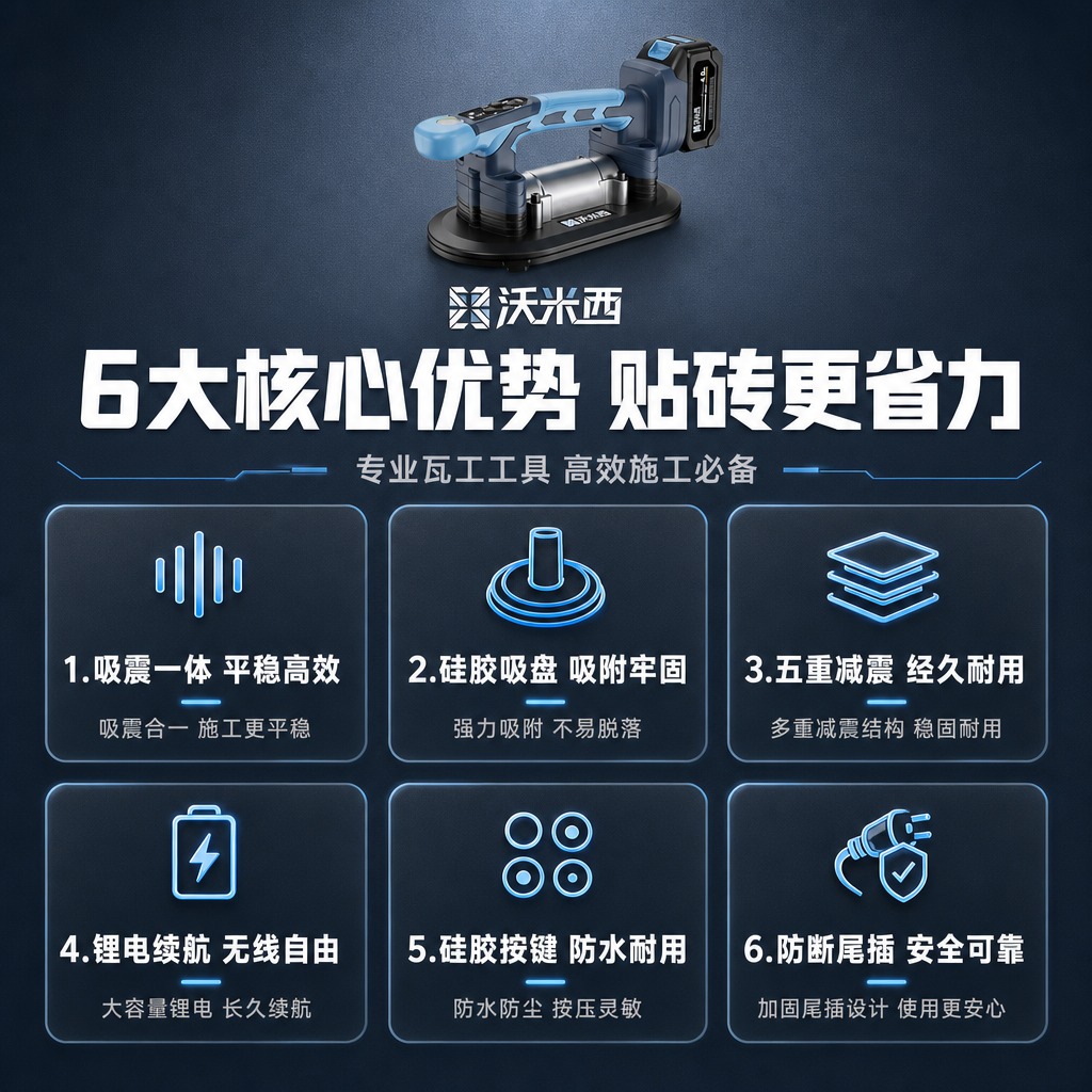 [商品] 使用【图1】沃米西吸盘型瓷砖平铺机；保留产品整体结构… - 图片创意预览