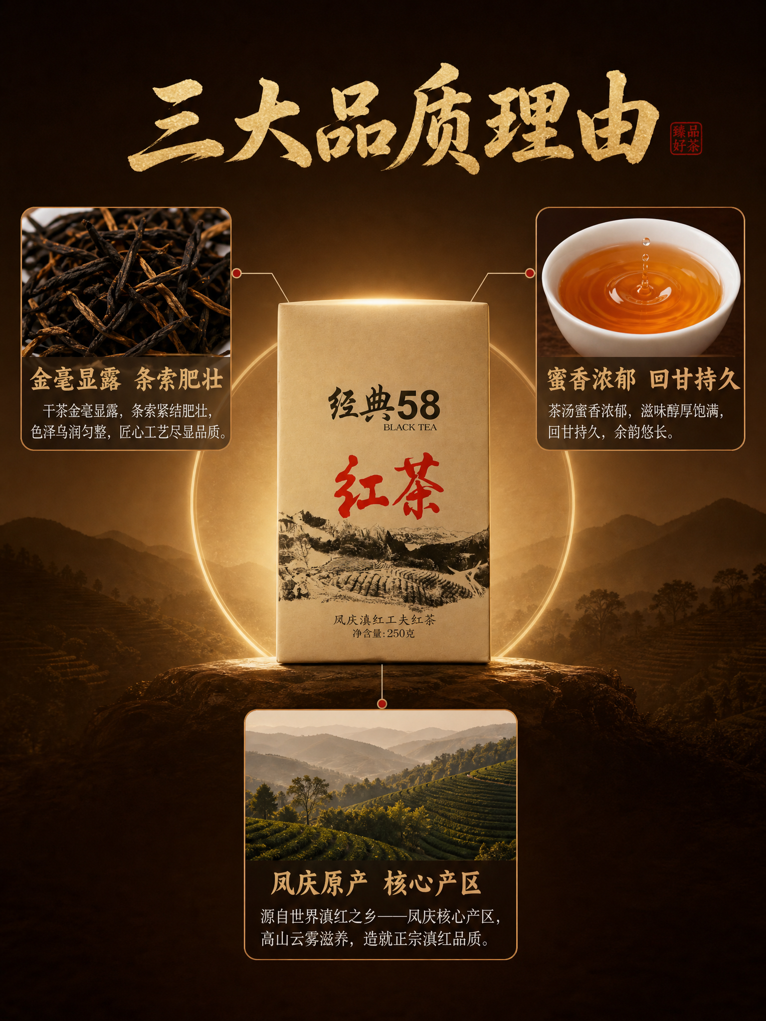 [商品] 使用【图1】产品包装盒、【图2】盒+干茶图；保留包装… - 图片创意预览