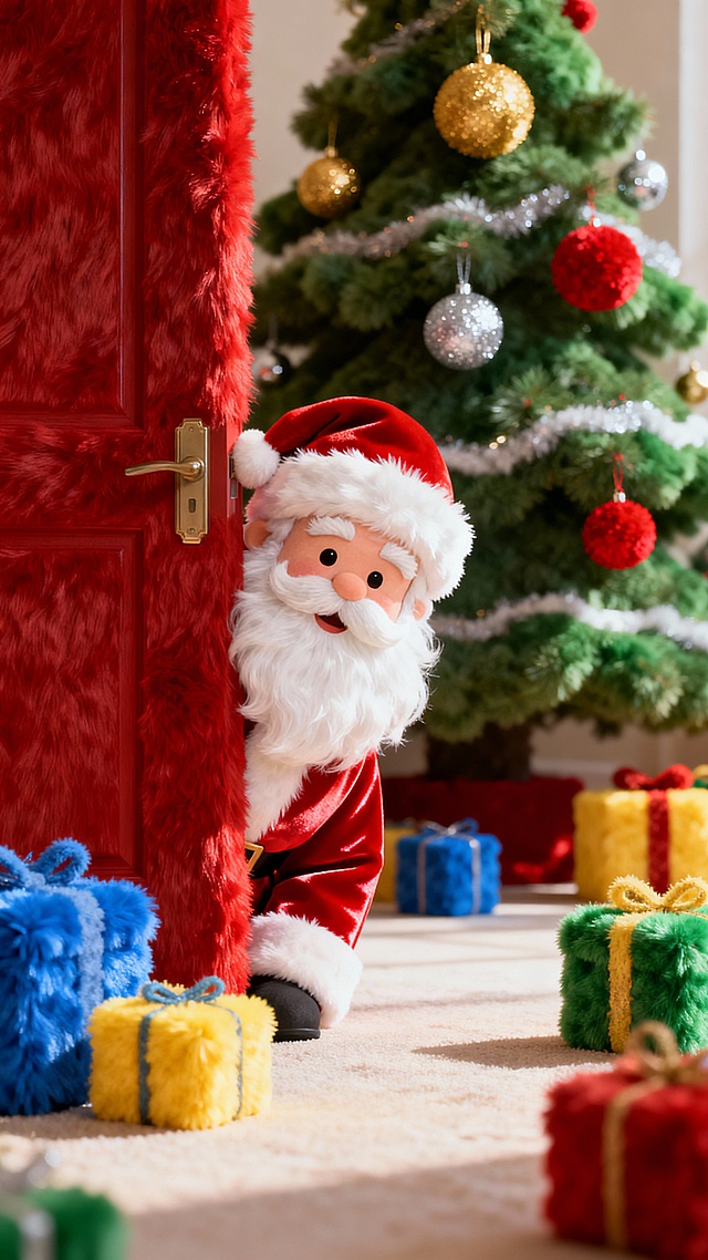 好漂亮的圣诞老人