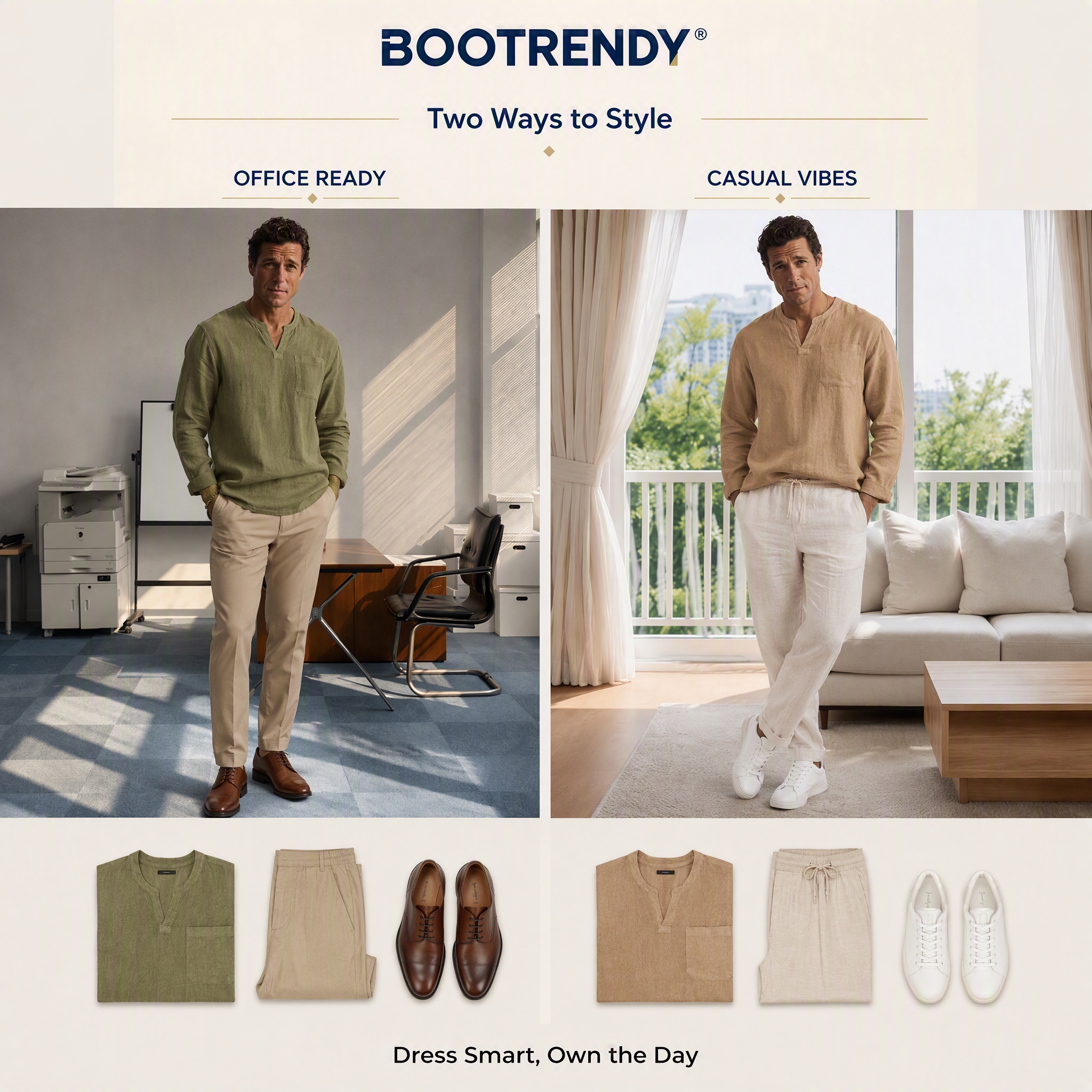 严格参考第三张图的版式模板，保持顶部"BOOTRENDY" l… - 图片创意预览