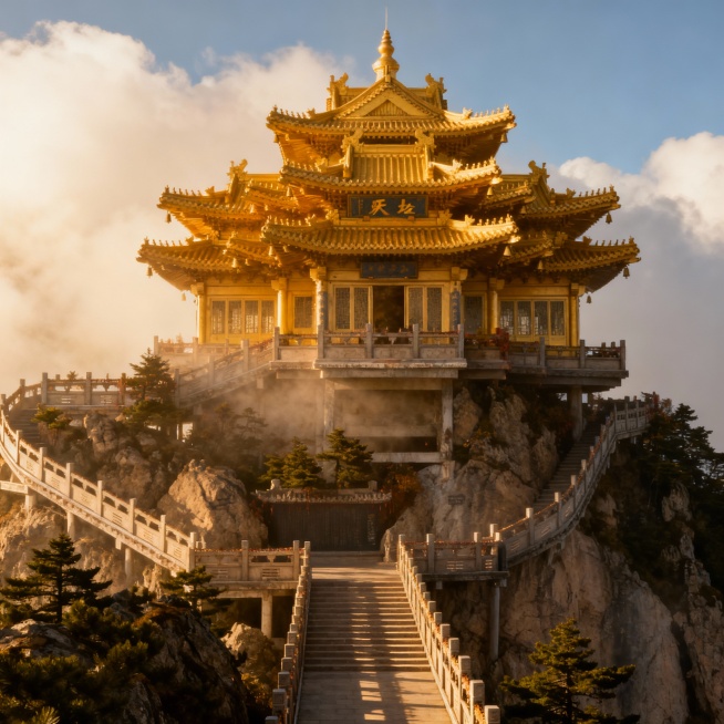 黄龙寺 被称为小天坛预览效果