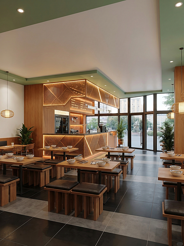 室内餐饮空间设计,现代风格,