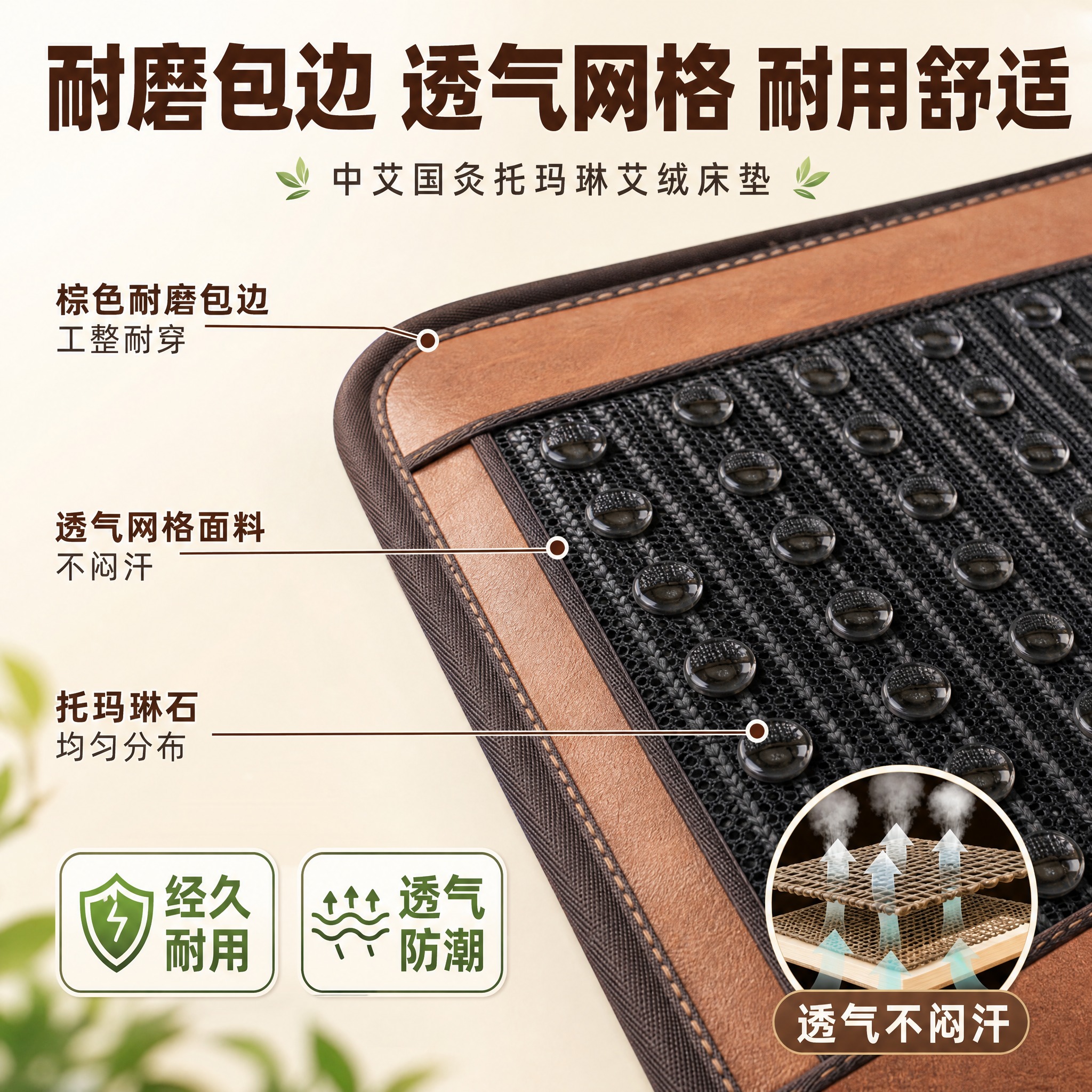 [主图-4] 主题：耐磨包边+透气网格 耐用不闷汗。展示产品工… - 图片创意预览