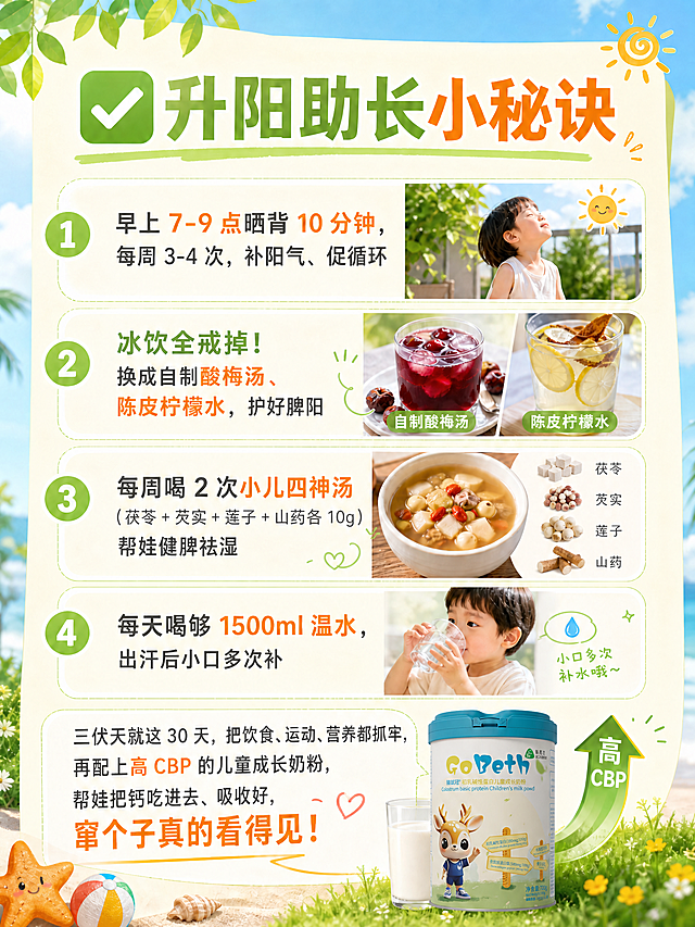 替换图片中的奶粉罐为新的GoBeth臻赋冠初乳碱性蛋白儿童成长奶粉罐，保持原图片整体布局、风格和文字内容不变，仅替换产品图片，和整体画面自然融合，尺寸比例保持3:4不变