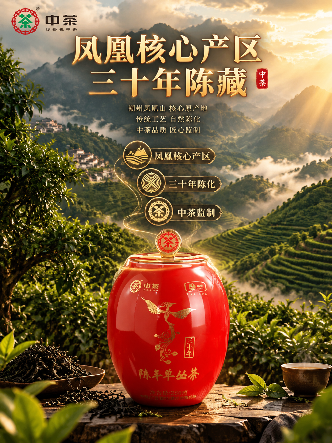 [主图-2 750x1000 3:4] 核心亮点溯源：中茶品牌… - 图片创意预览