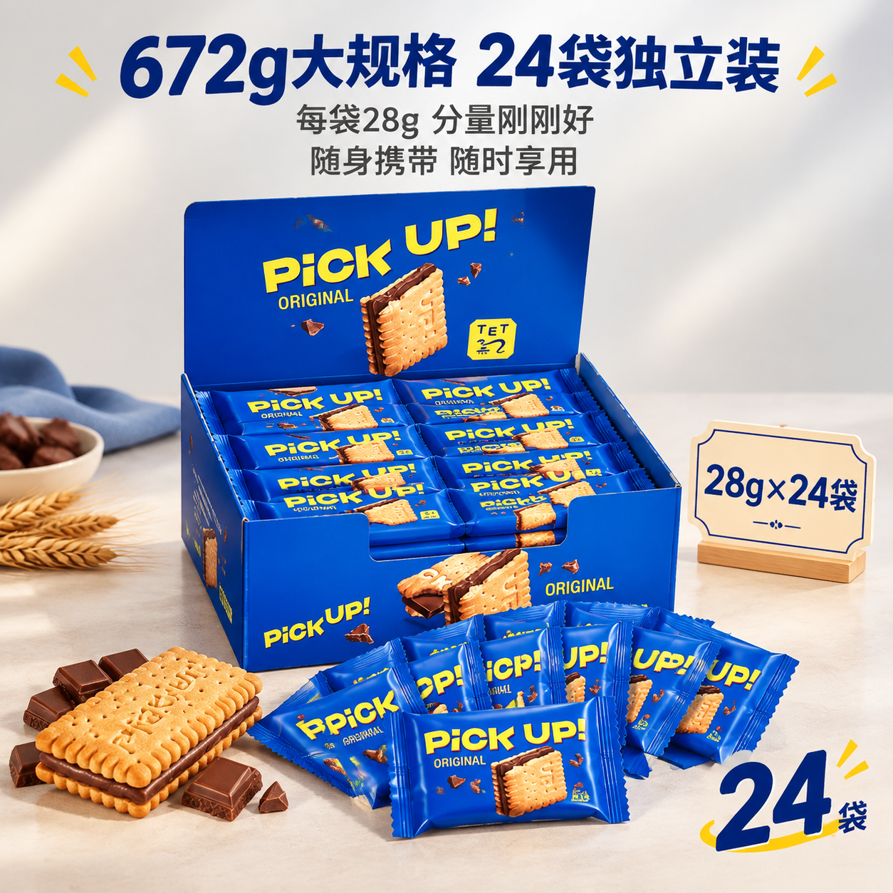 [主图-3] 规格数量展示图，任务是直观展示672g大规格内含… - 图片创意预览
