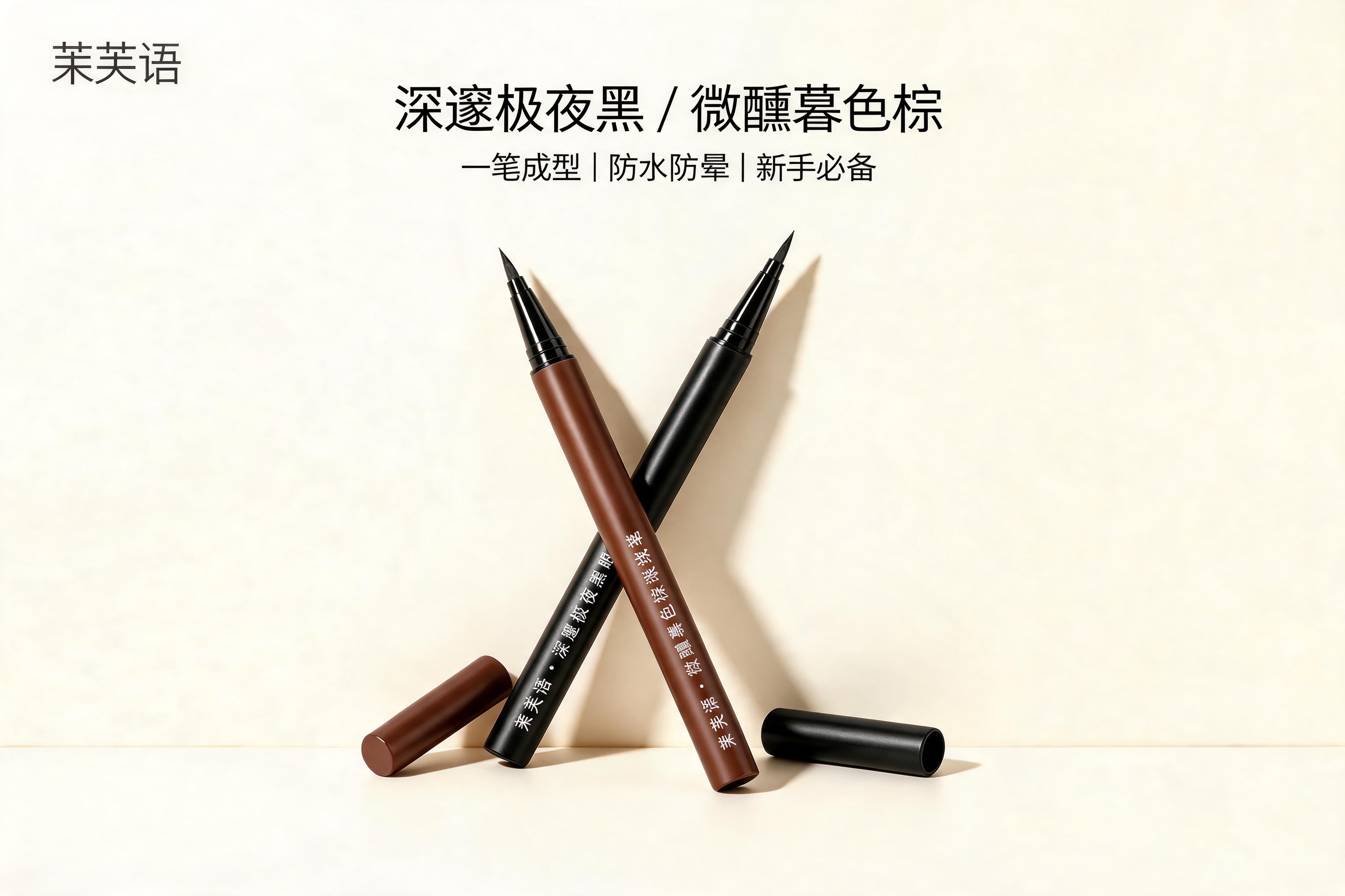 保持图片内容完全不变，仅调整画布比例为3:2，眼线笔产品、文字… - 图片创意预览