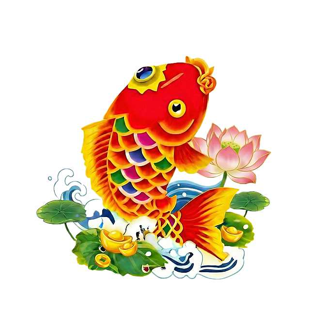 荷花颜色变荷花正常颜色，荷花边缘改成金边。其他保持不变