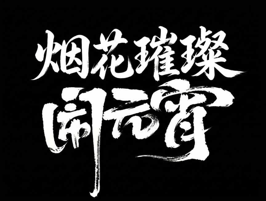 字体大小一致，纯黑色背景预览效果