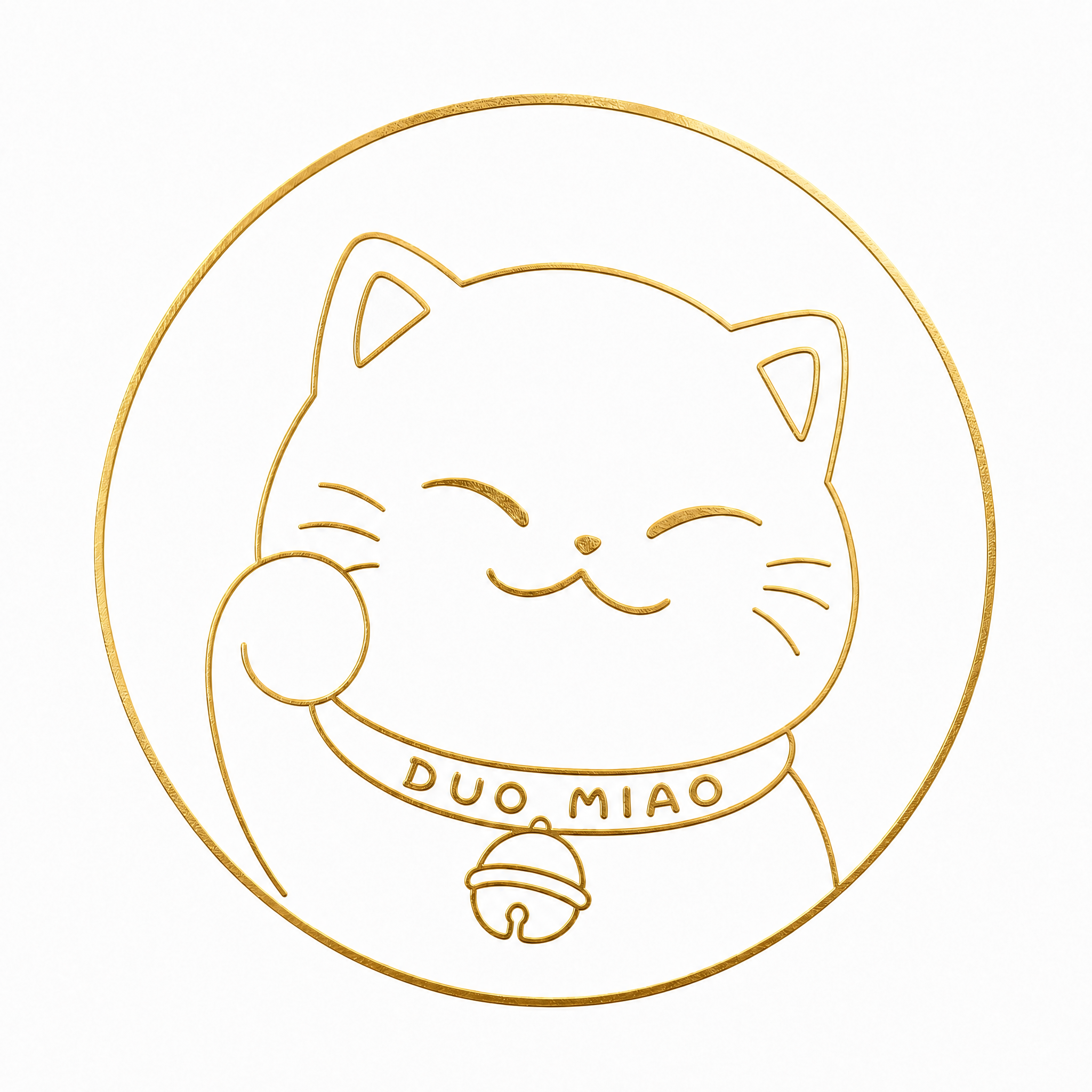 将猫咪耳朵内侧的黑色实心色块替换为线条勾勒，耳朵内部用单线或简… - 图片创意预览
