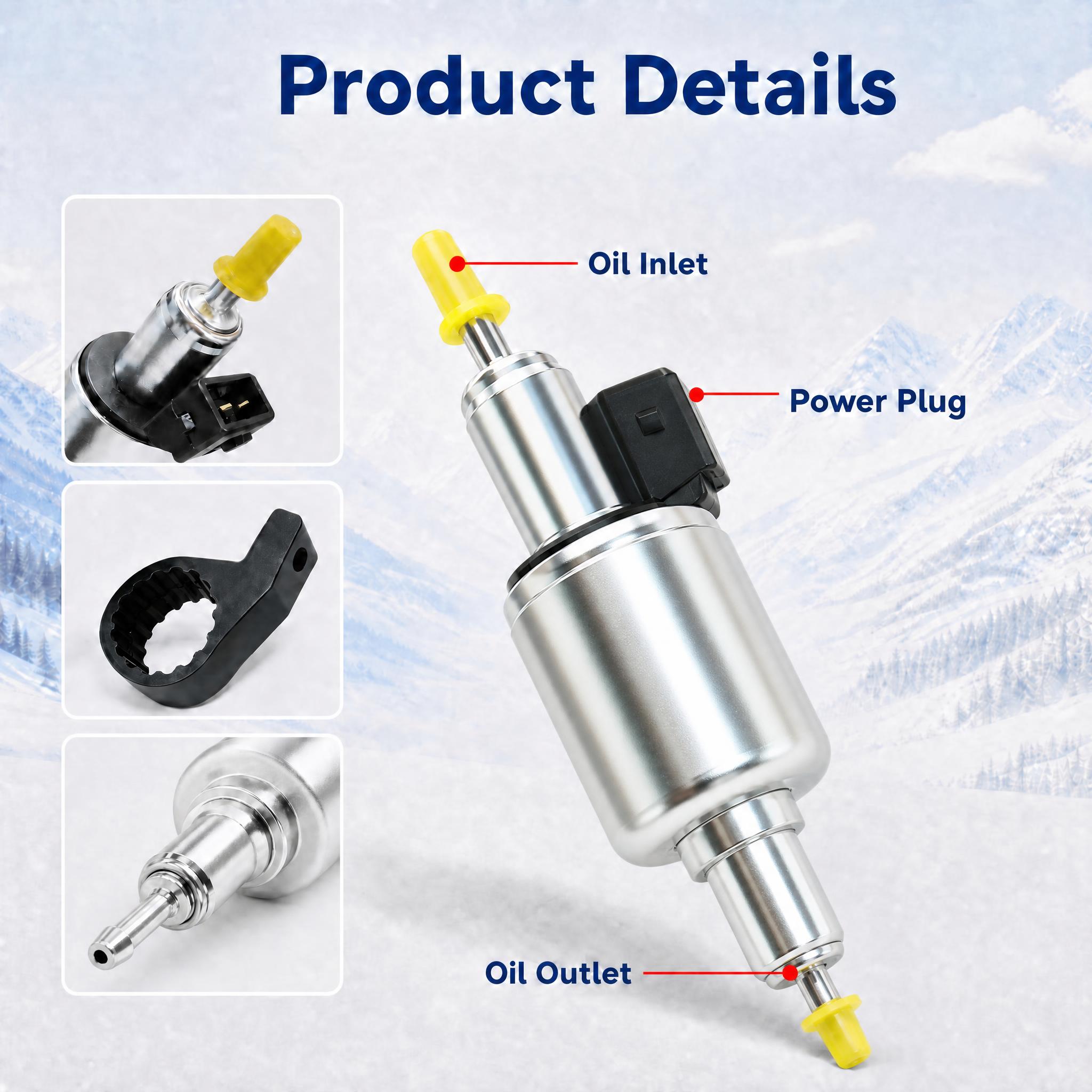 保持第一张图的整体布局、雪山背景、标题文字Product De… - 图片创意预览