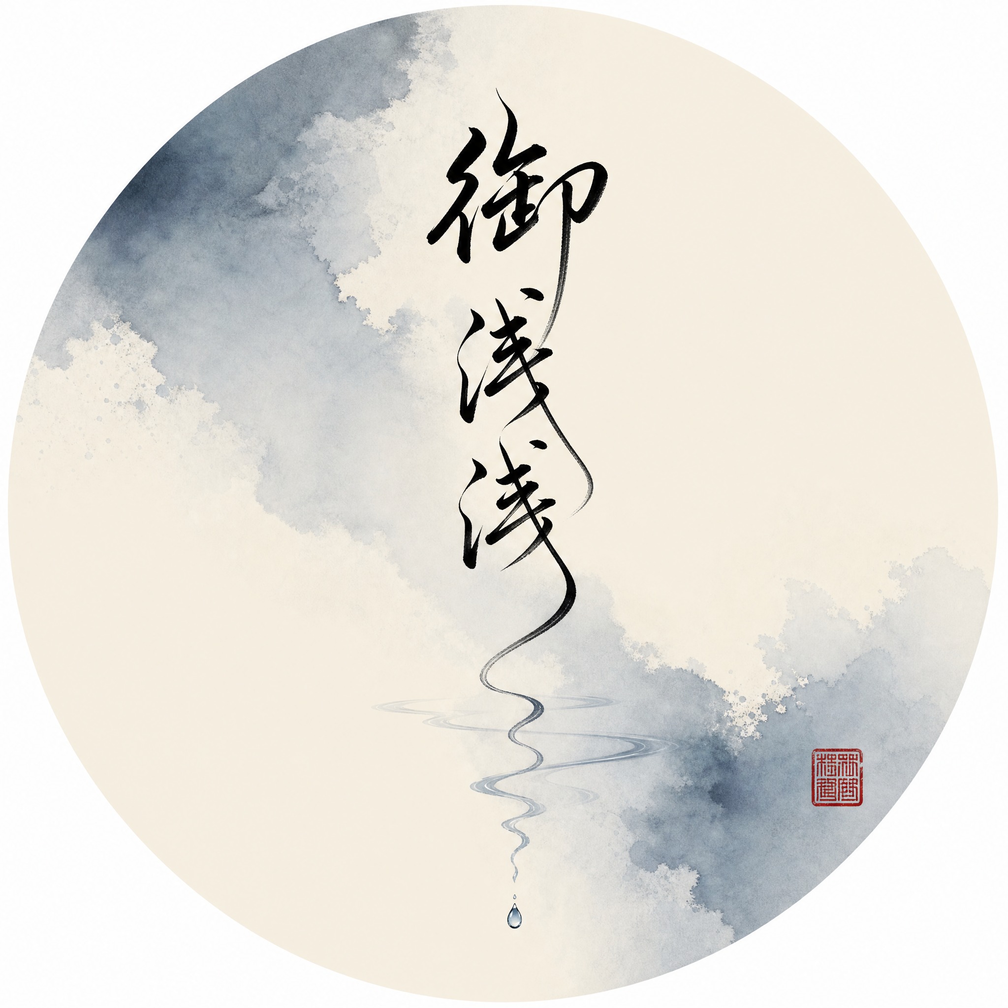 A circular profile avatar, eleg… - 图片创意预览