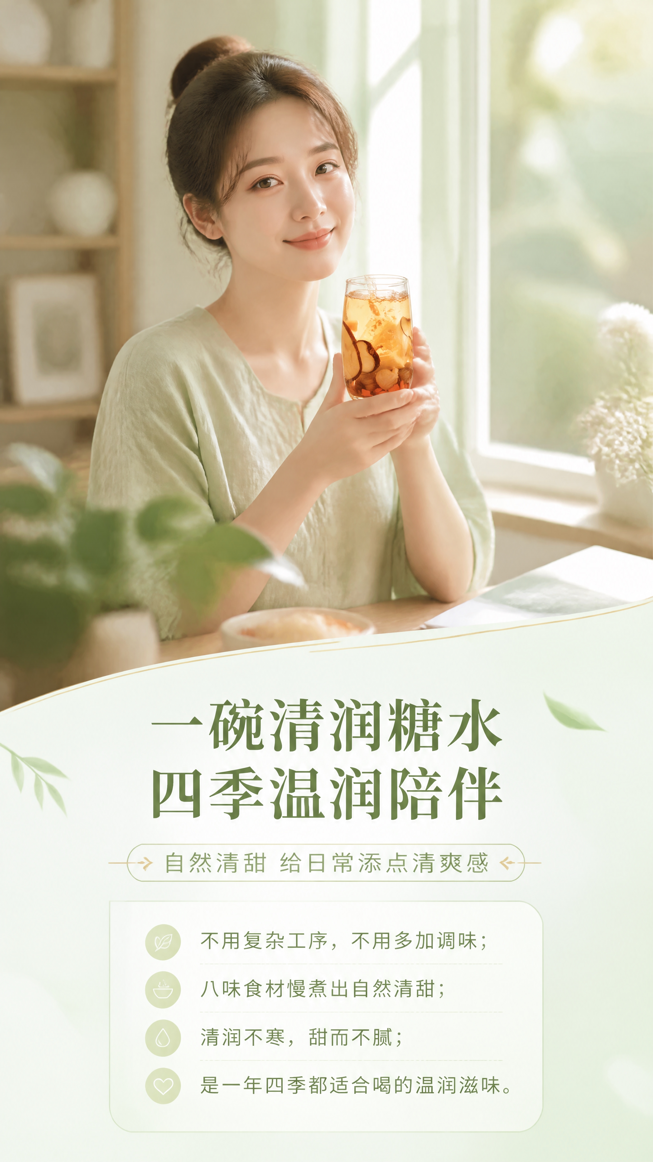 [商品] 使用【图1】玻璃杯装竹蔗茅根马蹄水成品；保留杯中食材… - 图片创意预览