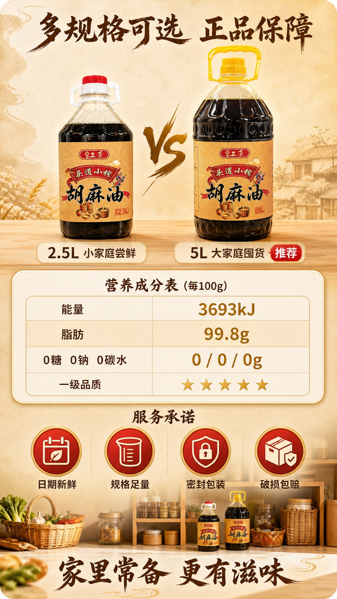 [商品] 使用【图3】5L装和【图4】2.5L装立景头道小榨胡… - 图片创意预览
