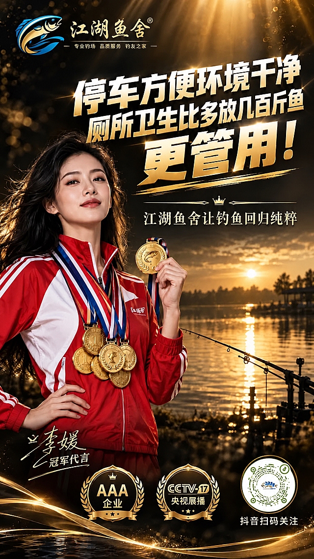 在这张海报的右下角位置，放置一个圆形的抖音二维码，二维码大小适中，周围保留适当边距。二维码下方添加小字抖音扫码关注。保持海报整体风格不变，二维码与背景自然融合，二维码清晰可扫描。其余画面内容保持原样不变。