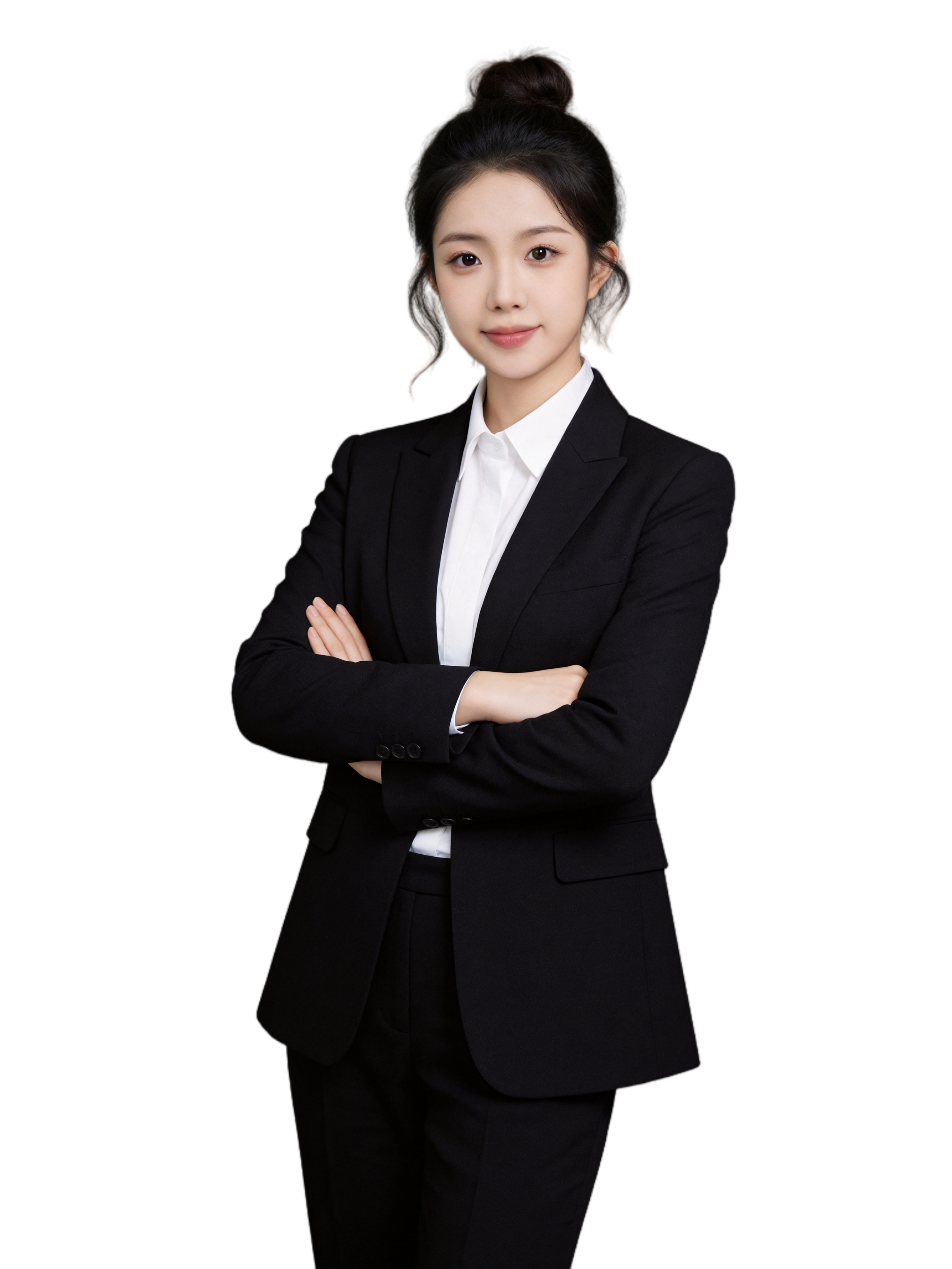 参考第一张图保留人物脸型､发型､年龄等特征生成职场形象照,参考… - 图片创意预览
