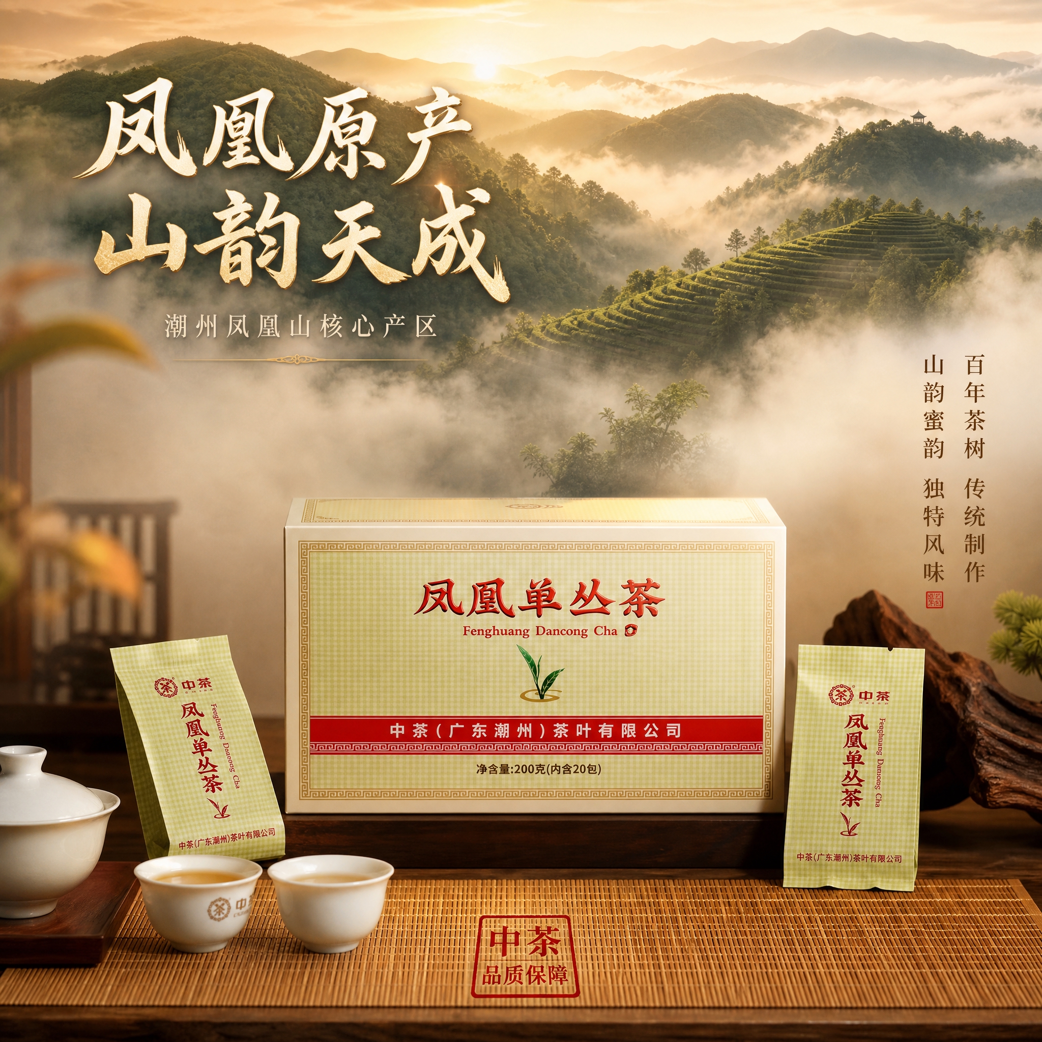 [主图-3 产地溯源] 凤凰单丛茶产地溯源主图，核心任务：建立… - 图片创意预览