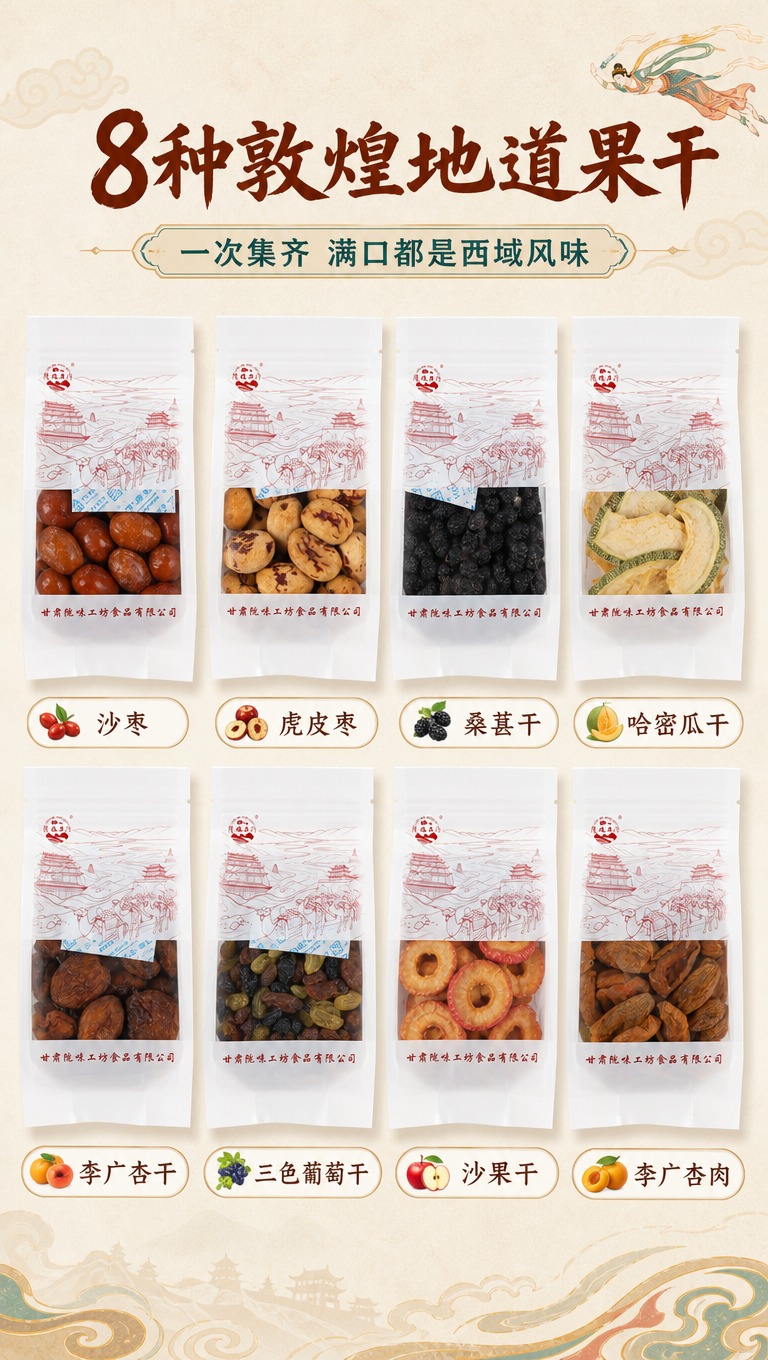 [商品] 使用【图5】8袋独立小包装干果全家福；保留每袋包装上… - 图片创意预览
