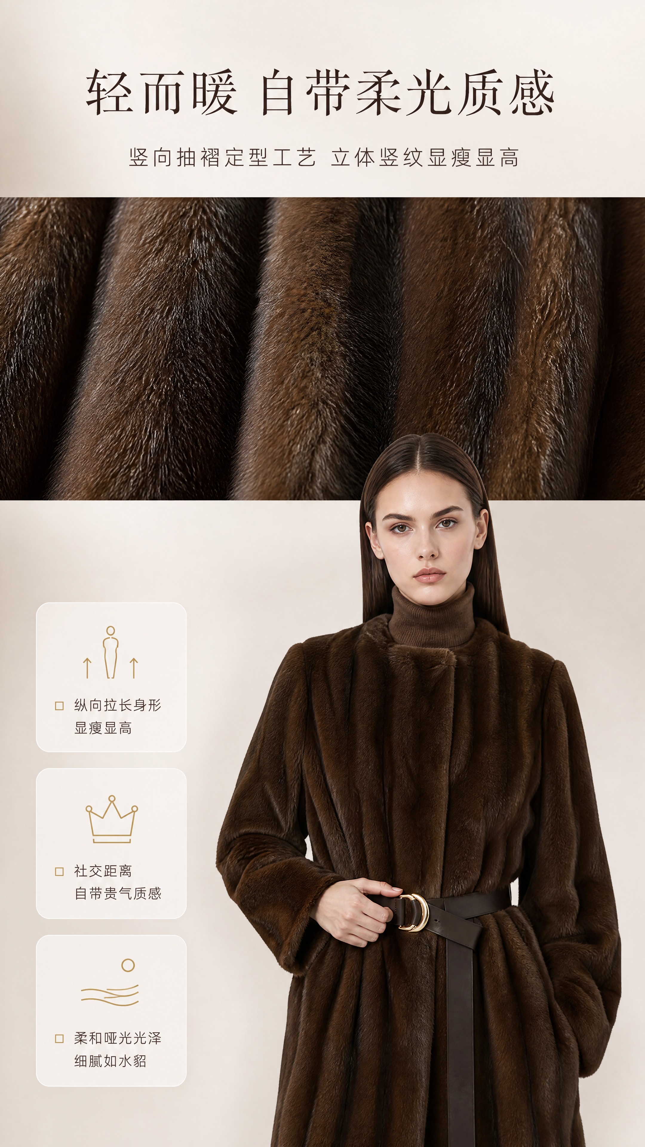 [商品] 使用【图2】腰带细节图+【图3】正面模特图；商品处理… - 图片创意预览