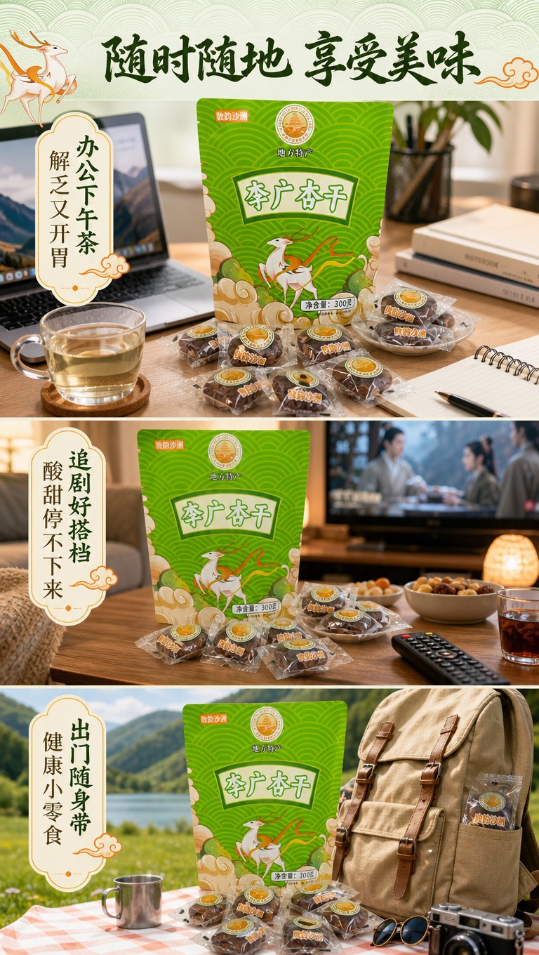 [商品] 使用【图1】敦韵沙洲李广杏干外袋 + 独立小包装组合… - 图片创意预览