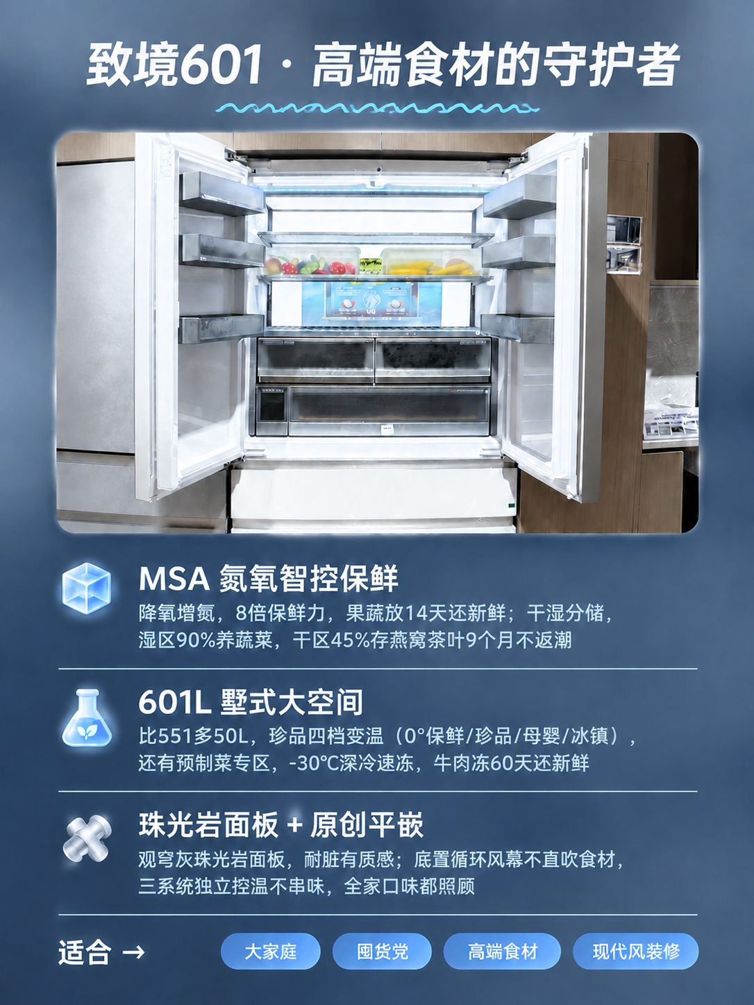 小红书笔记内页图，与当前图的深雾霾蓝背景、版式构图、配图位置、… - 图片创意预览