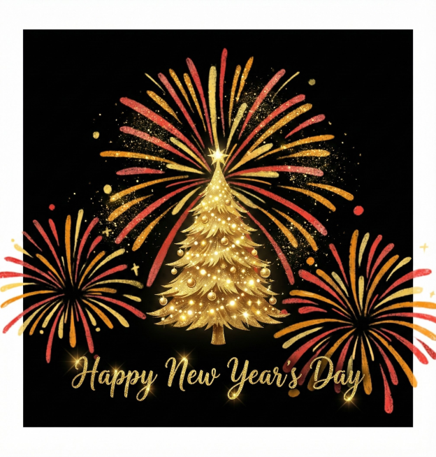 Happy New Year's Day预览效果