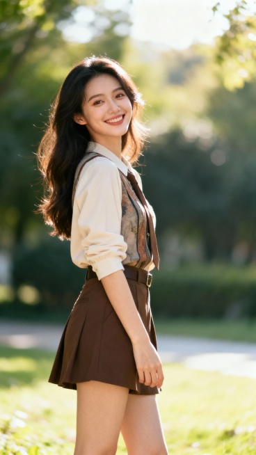 生成30张漂亮小姐姐全身照片预览效果