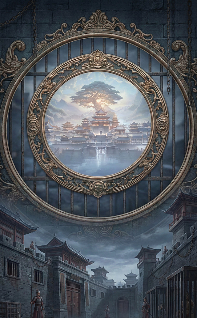 色调和前景建筑进行修改，整体的氛围有古风女子监狱的感觉