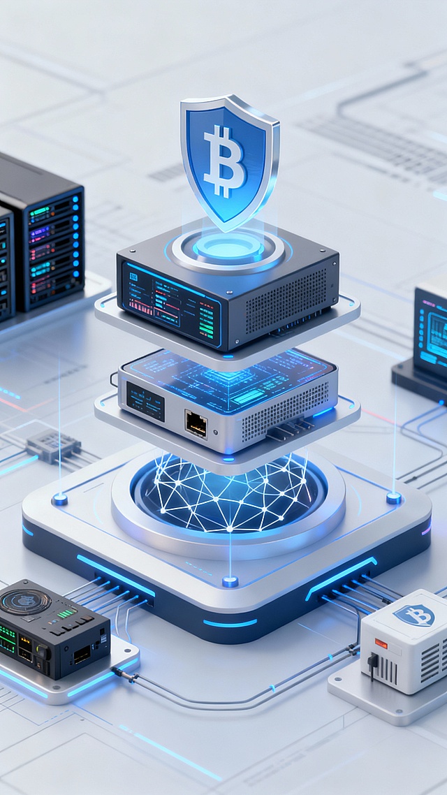 Crypto exchange backend architecture background, system modules visualization, secure transaction processing layers, high-performance fintech infrastructure, professional technical design, clean layout, no UI text, vertical 9:16