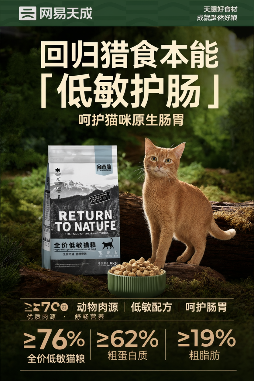 参考第一张图的海报构图风格和自然森林调性，使用第二张图的奇趣全… - 图片创意预览