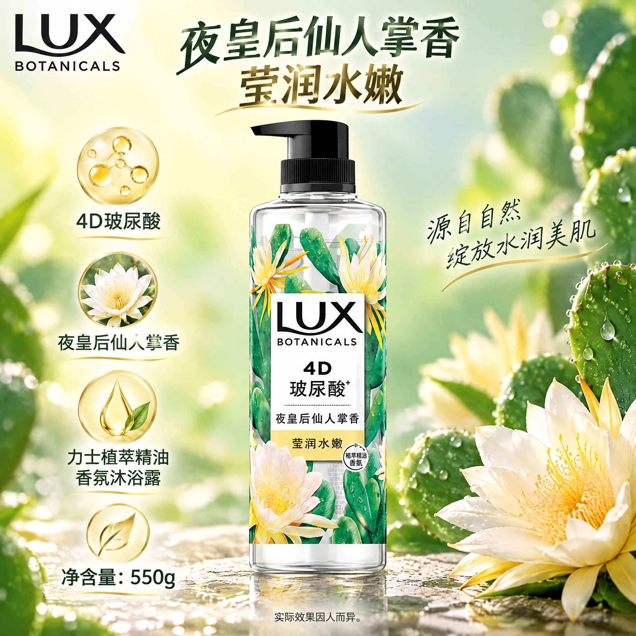 电商单品介绍图，1:1正方形，LUX BOTANICALS夜皇… - 图片创意预览