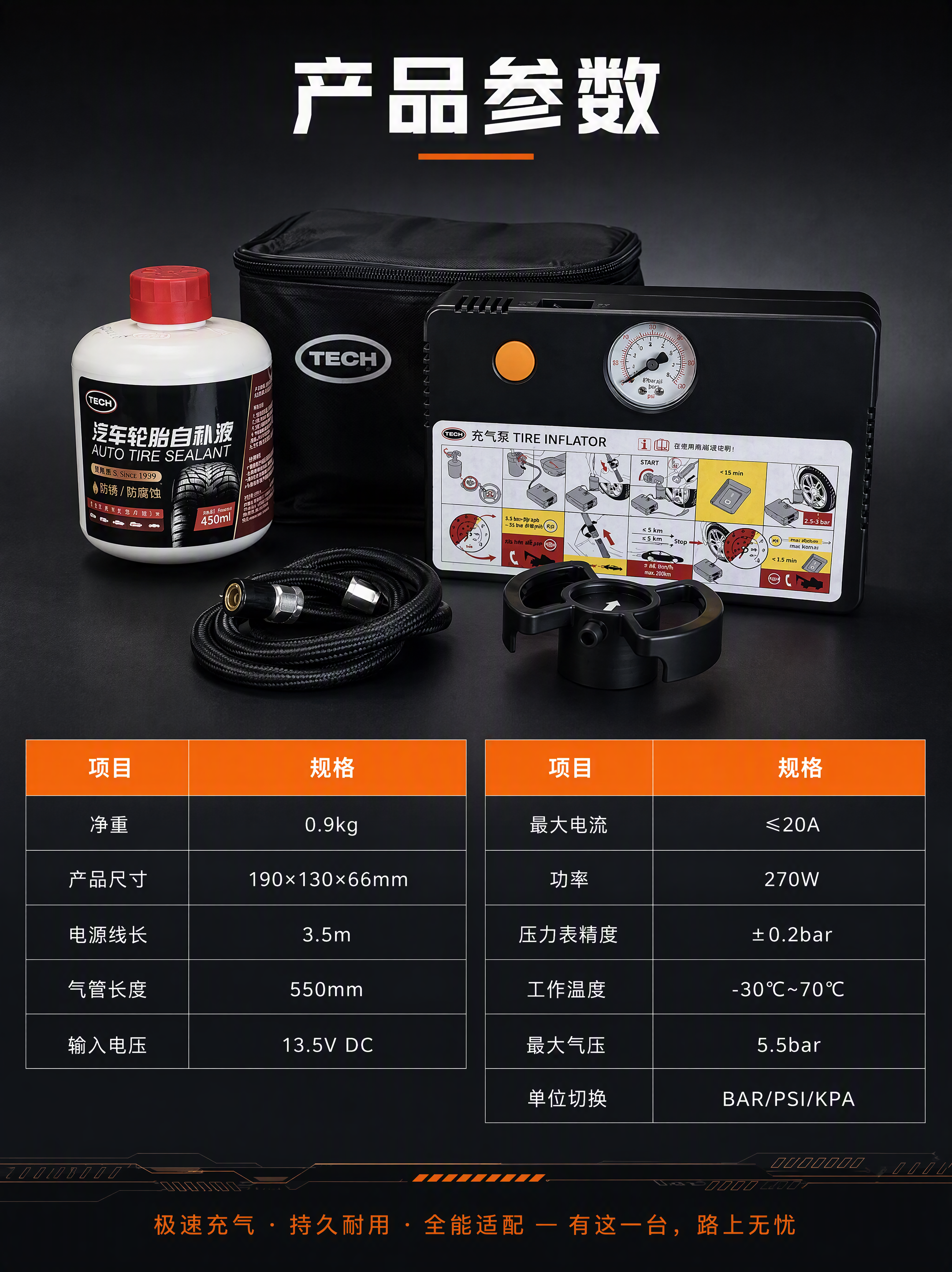 [第12张] 产品信息-完整参数表+配件全家福。本张使用【图1… - 图片创意预览