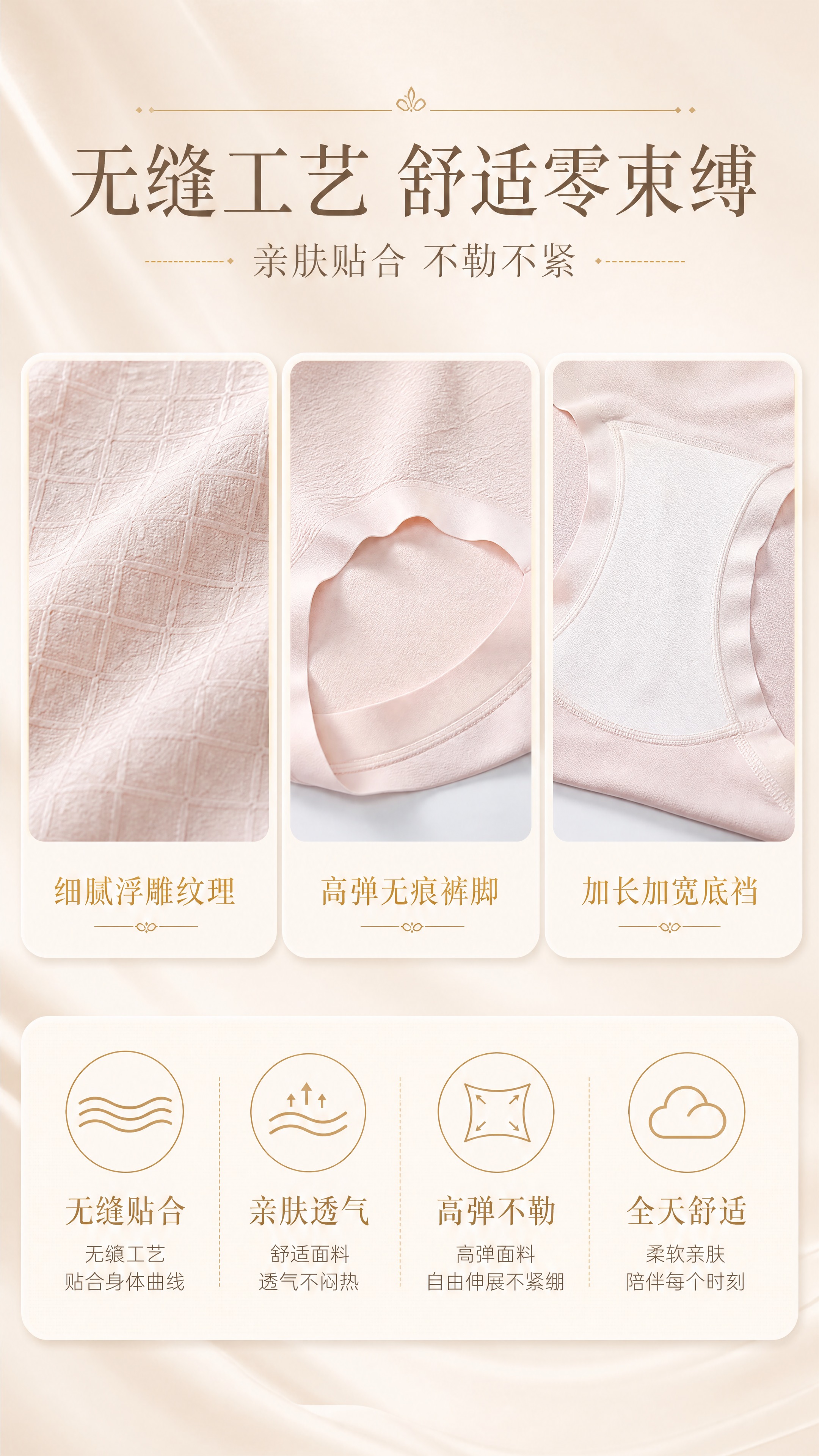[商品] 使用【图3】细节图中的高弹无痕裤脚、舒适面料、加长加… - 图片创意预览