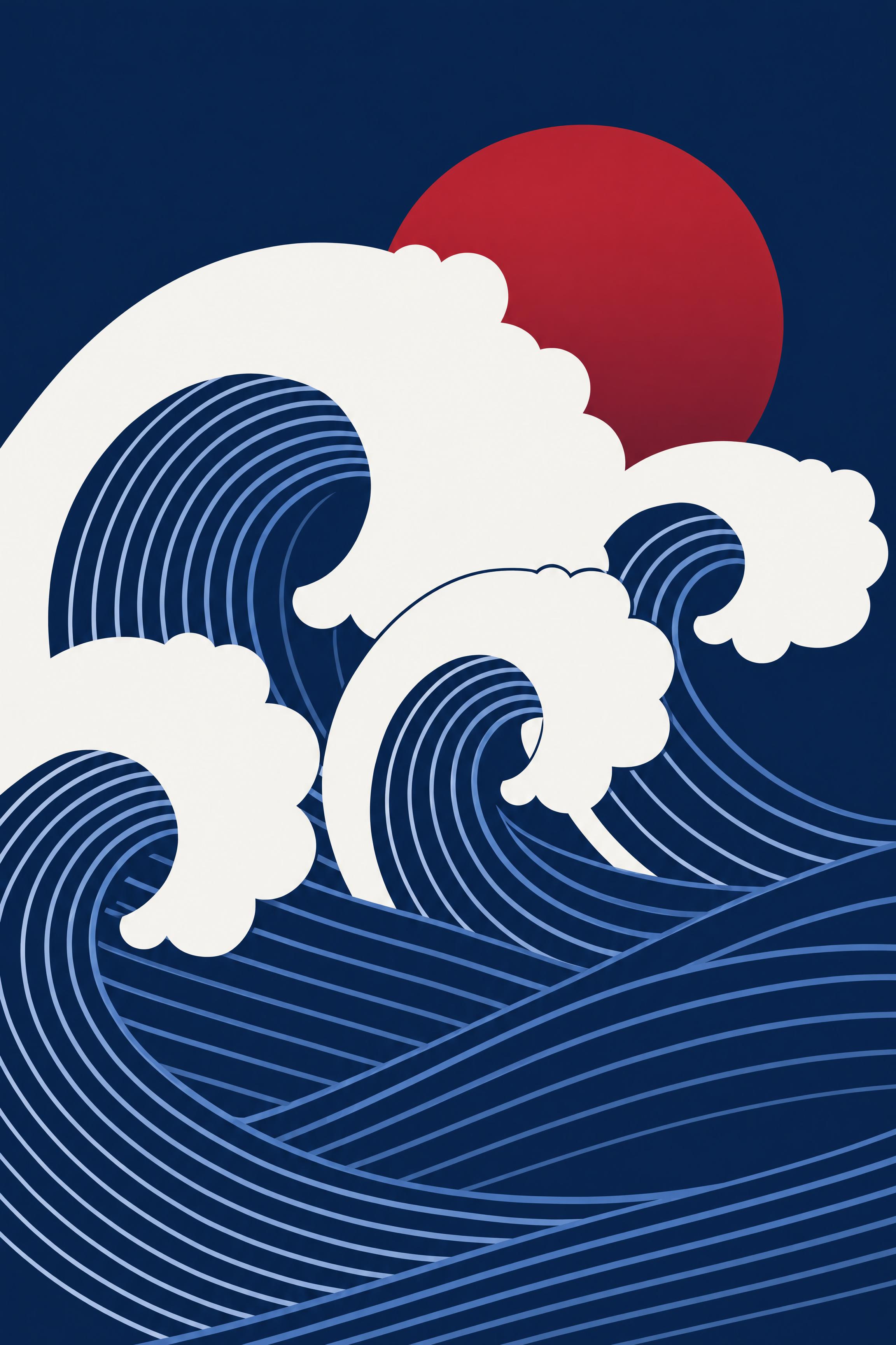 从参考图中提取门帘上的完整图案，去除中间的竖缝竖痕，去除布料的… - 图片创意预览
