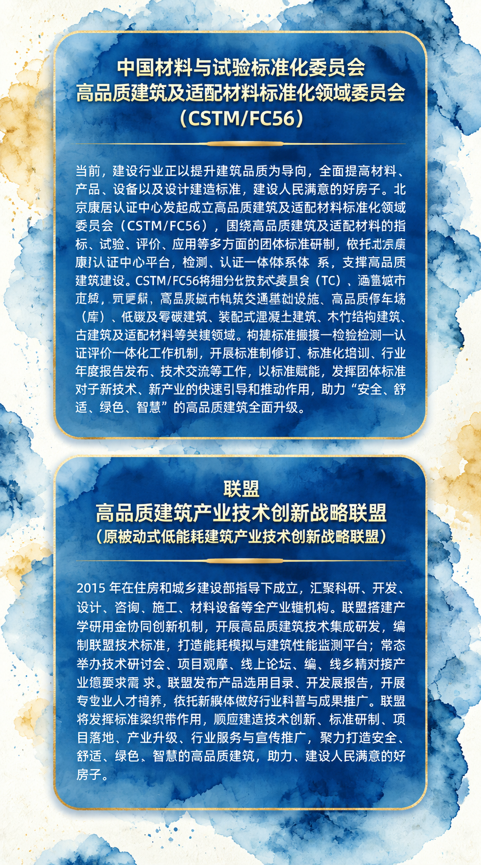 基于参考图的蓝金水彩晕染风格和圆角卡片版式，将画面调整为竖版5… - 图片创意预览