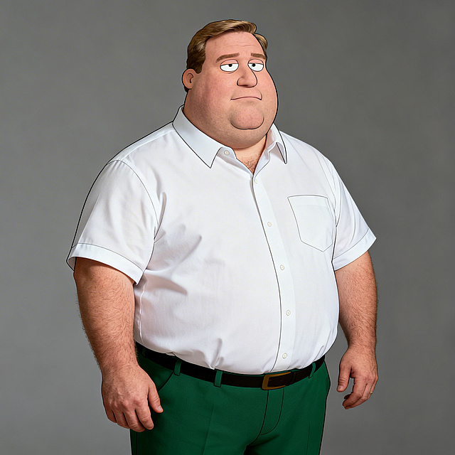 卡通感十足的3D角色，融合动漫风与厚涂技法，突出体积感，展现夸张而生动的人物形象。
