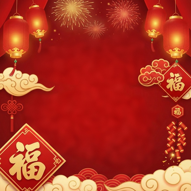 生成过年风格的背景图预览效果