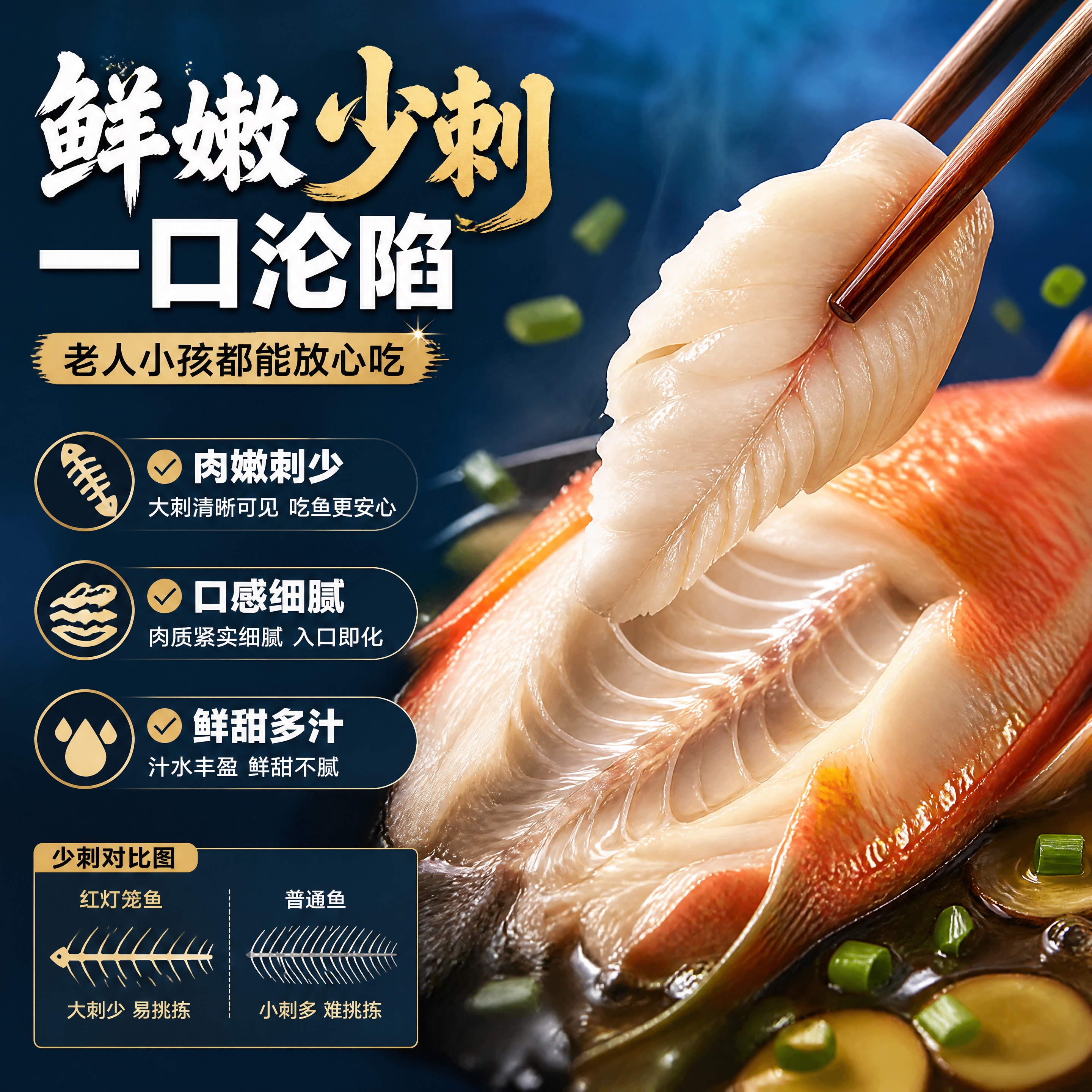 [商品] 使用【图1】野生红灯笼鱼；保留鱼身橙红色鳞片、绿色鱼… - 图片创意预览