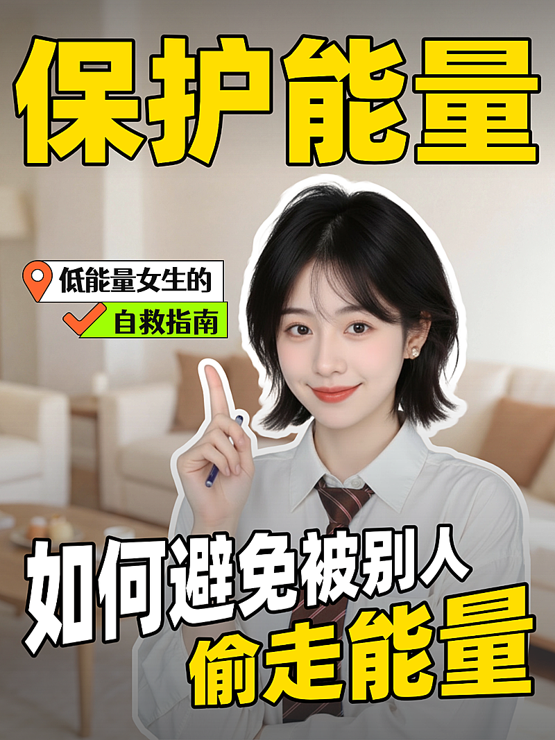 自媒体博主个人成长生活指南科普大字风人像小红书封面