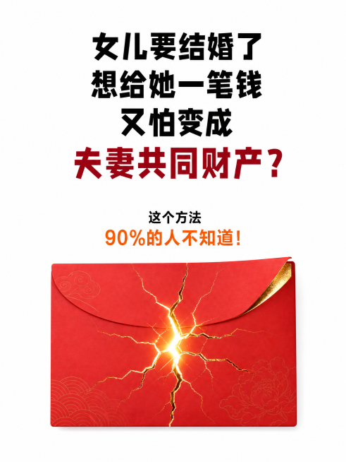 竖版小红书海报，3:4比例，文字搭配信封隐喻设计。背景为纯白色，50%大面积留白。画面中下方为主视觉：一个简约扁平中式红包信封，红色#D4443F正面朝上放置，信封带有极淡烫金装饰底纹，信封正中央有一预览效果