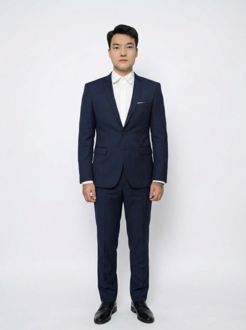 生成全身证件照，风格比较正式点的预览效果