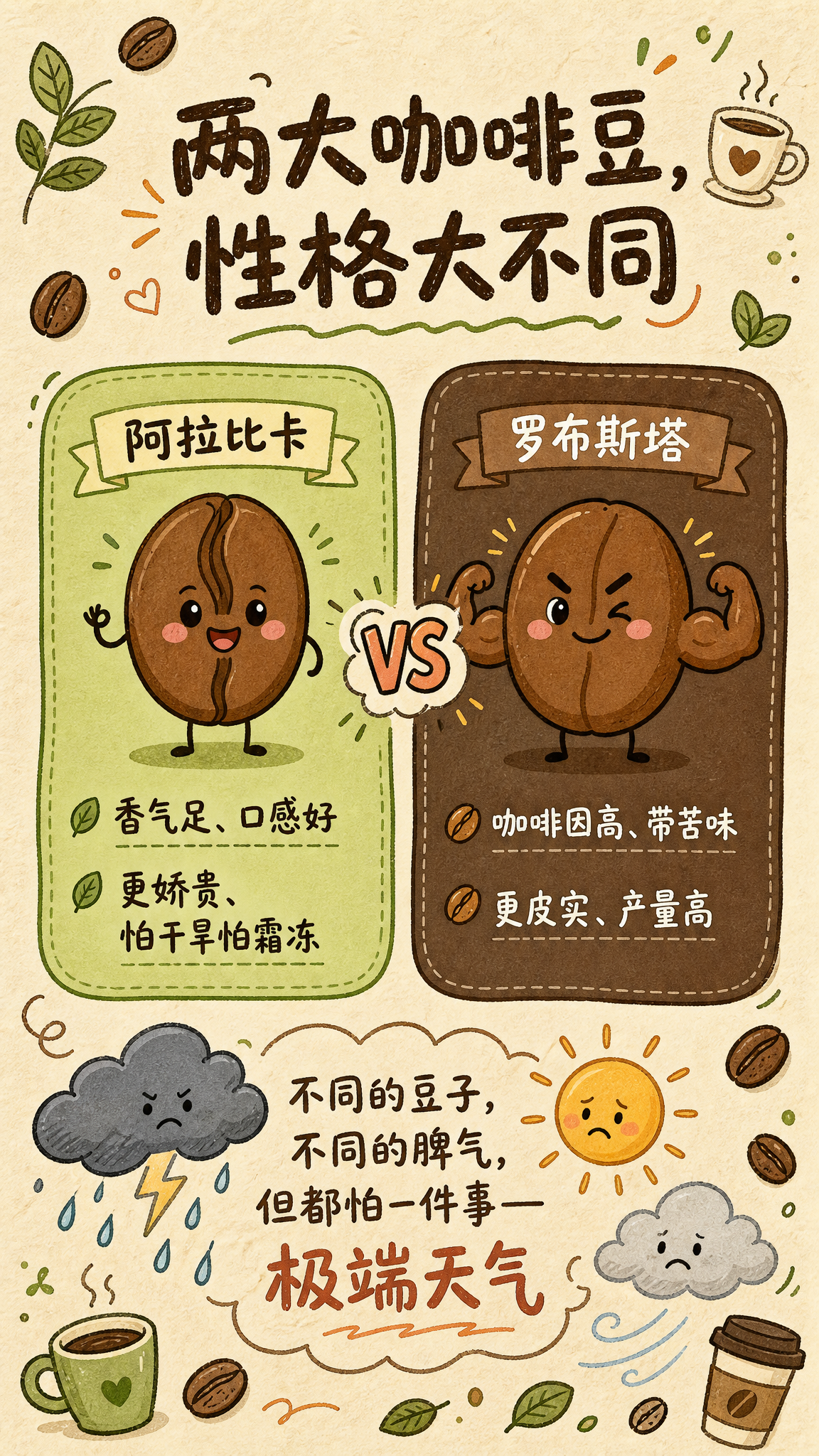 手绘信息图风格竖版插画，背景浅米色带纸纹质感。画面上方大标题文… - 图片创意预览